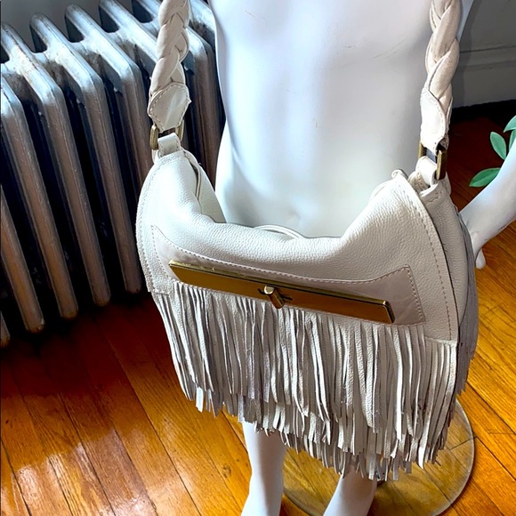Carina Duek New Leather Fringe purse from Brazil - Picture 9 of 15